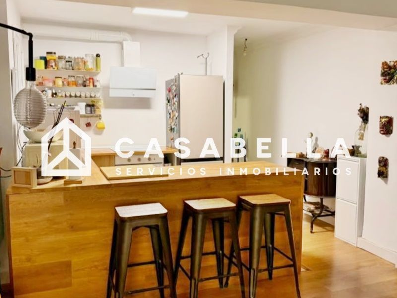 Kitchen of Flat for sale in  Valencia Capital  with Air Conditioner, Heating and Terrace