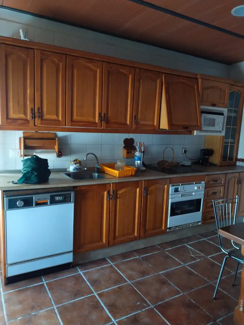 Cocina de Casa o chalet en venta en Navalvillar de Pela con Aire acondicionado y Amueblado