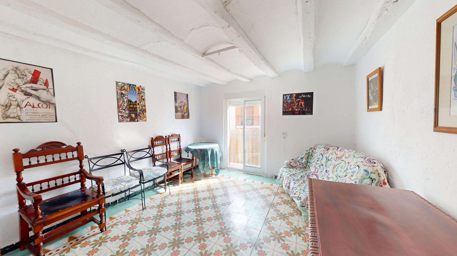 Bedroom of Flat for sale in Alcoy / Alcoi  with Storage room, Balcony and Alarm