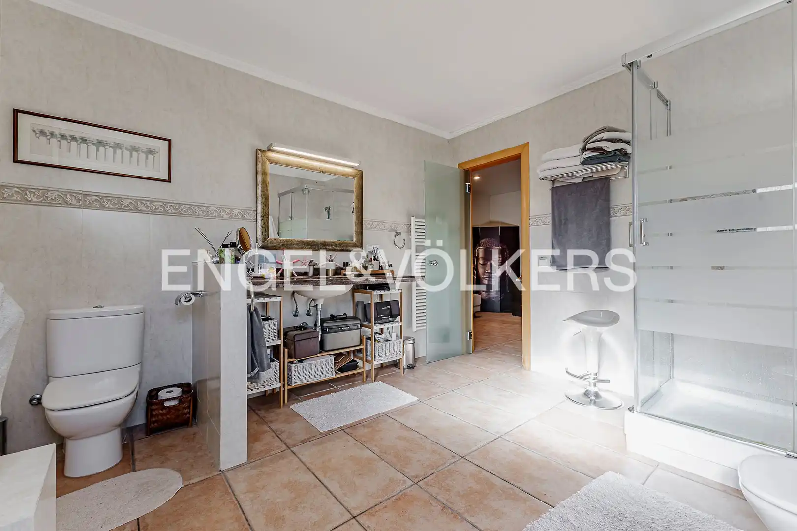 Bathroom of Houses for sale in Sant Cugat del Vallès  with Heating, Private garden and Storage room
