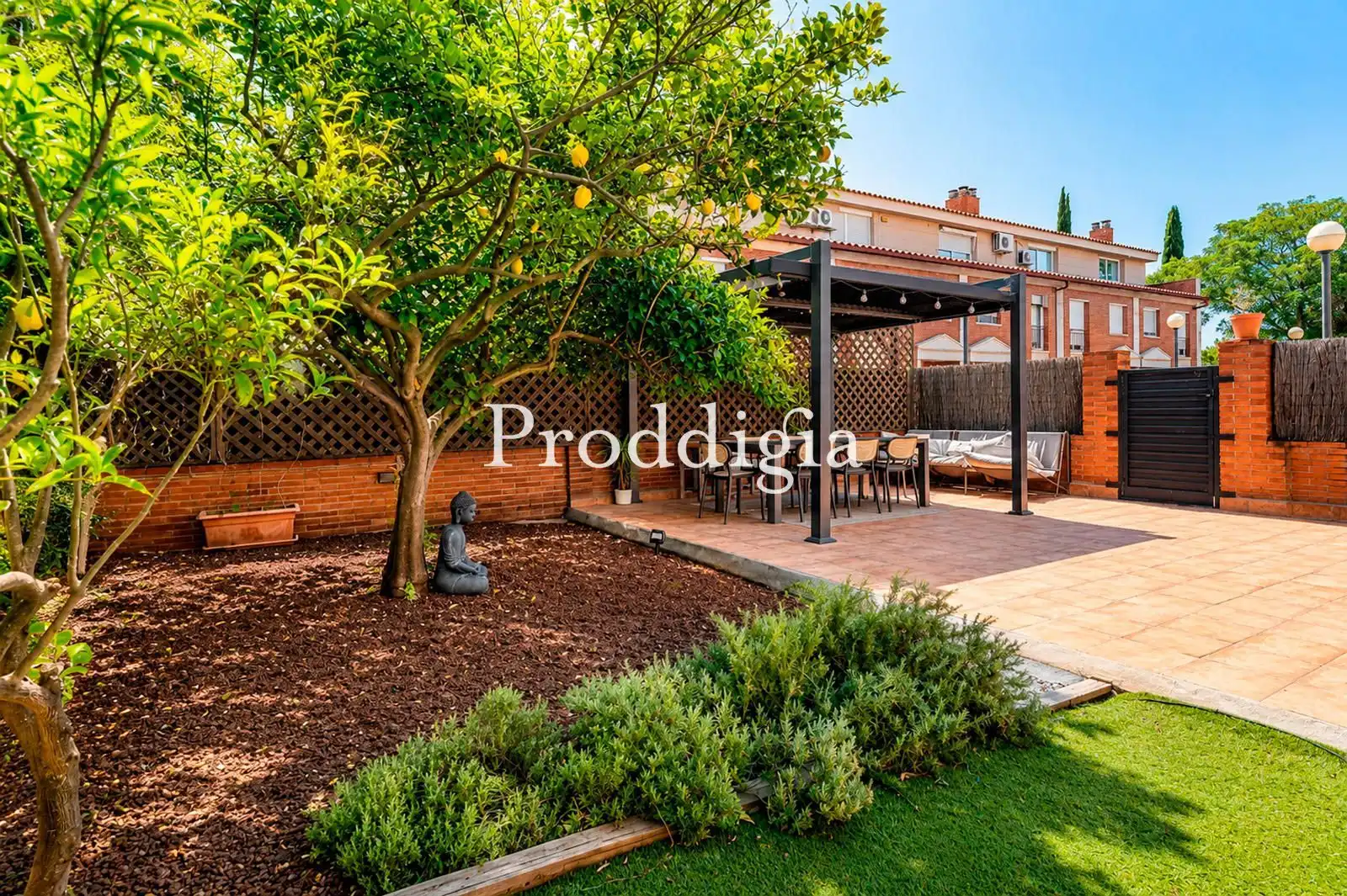 Terrace of Detached homes for sale in Sant Cugat del Vallès  with Air Conditioner, Heating and Private garden
