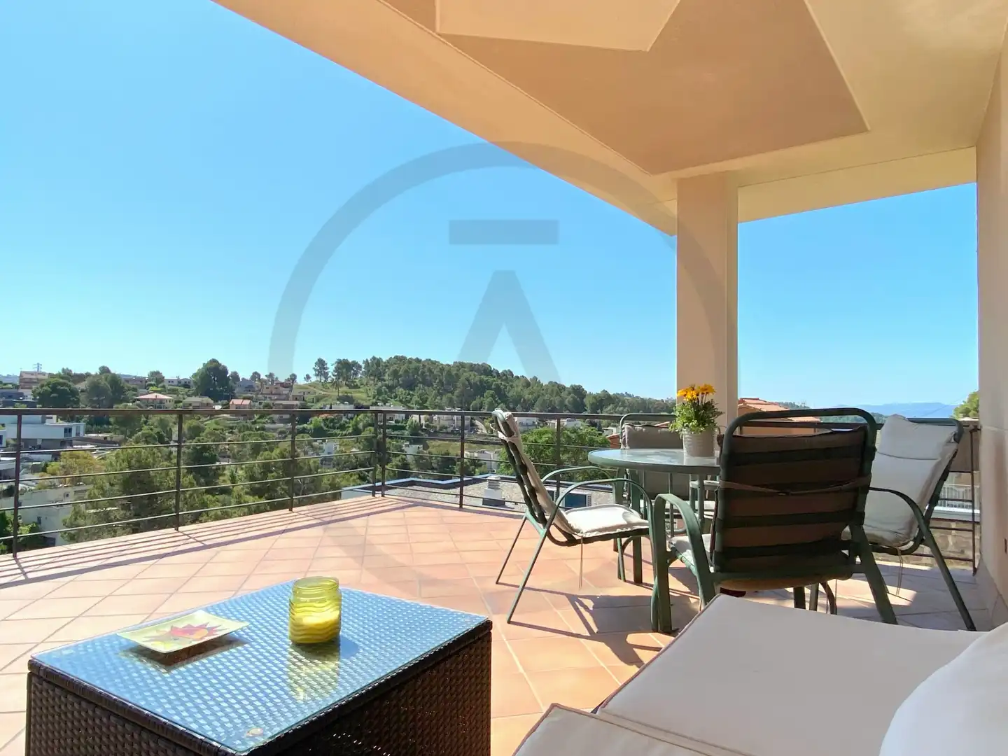 Terraza de Casa o chalet en venta en Viladecavalls con Aire acondicionado, Calefacción y Jardín privado