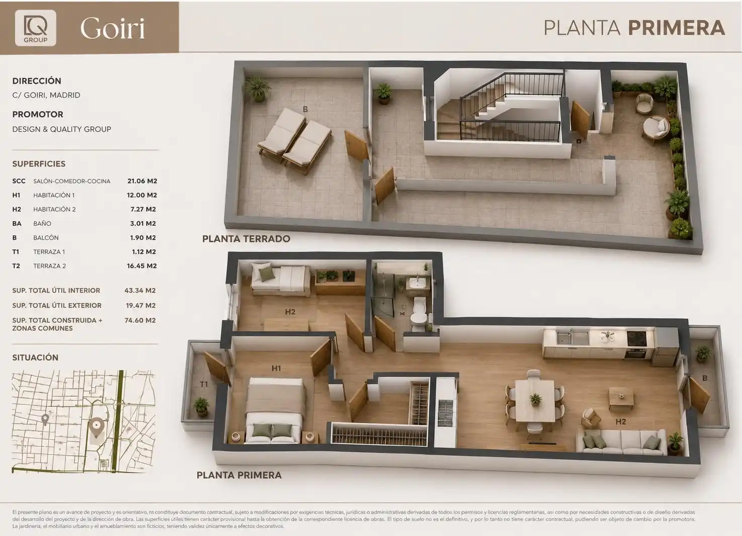 Piso en venta en Goiri, Bellas Vistas