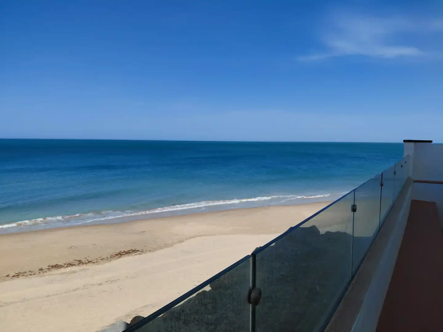 Balcony of Houses for sale in Rota  with Air Conditioner, Private garden and Terrace