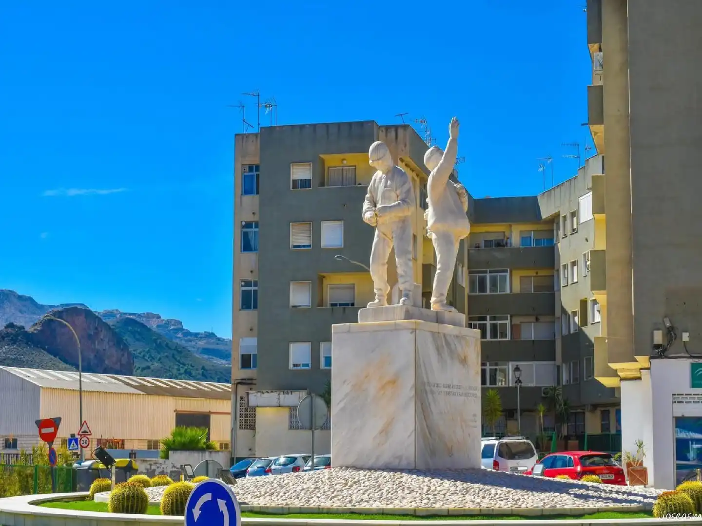 Vista exterior de Piso en venta en Olula del Río