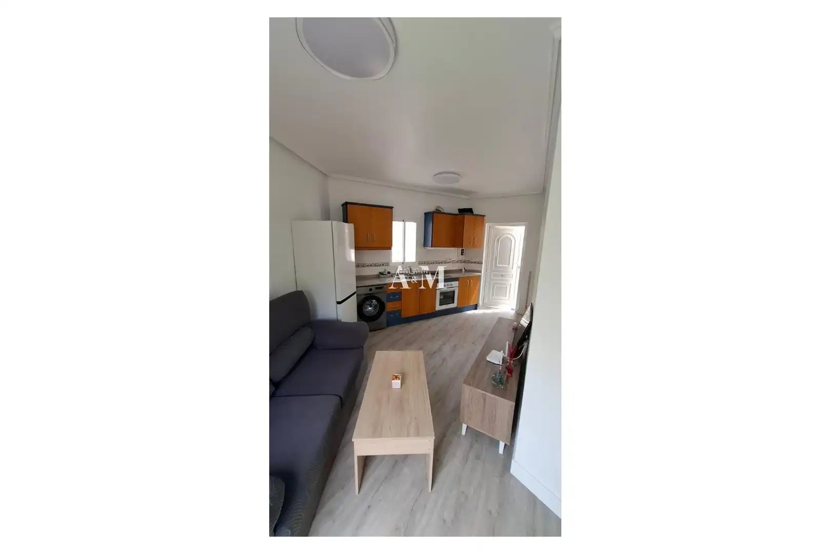 Sala de estar de Piso de alquiler en San Miguel de Salinas con Aire acondicionado, Calefacción y Terraza