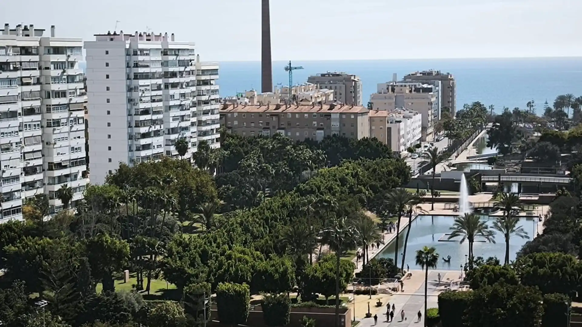 Vista exterior de Piso de alquiler en Málaga Capital con Aire acondicionado y Amueblado