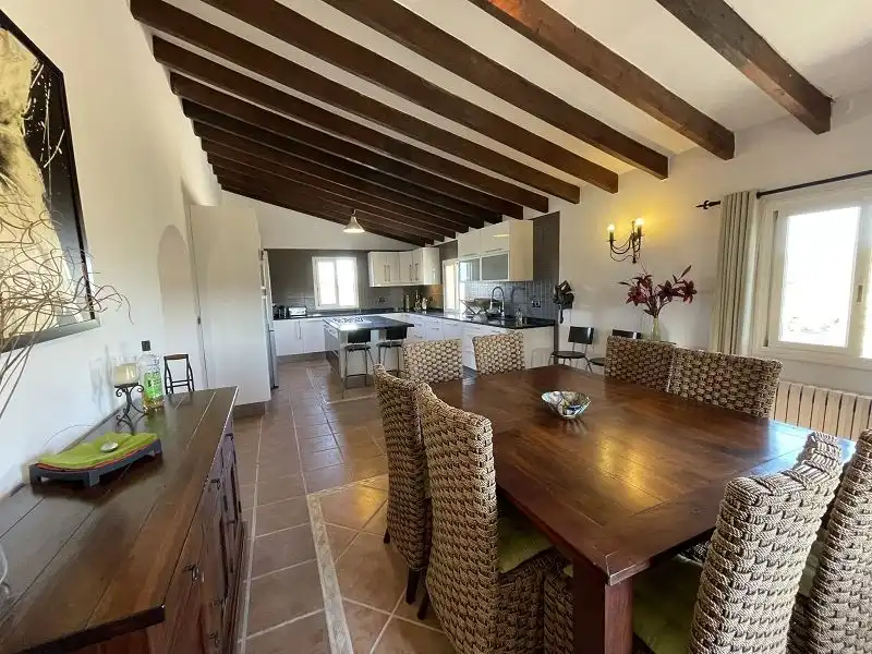 Comedor de Finca rústica en venta en Llucmajor con Aire acondicionado, Calefacción y Jardín privado