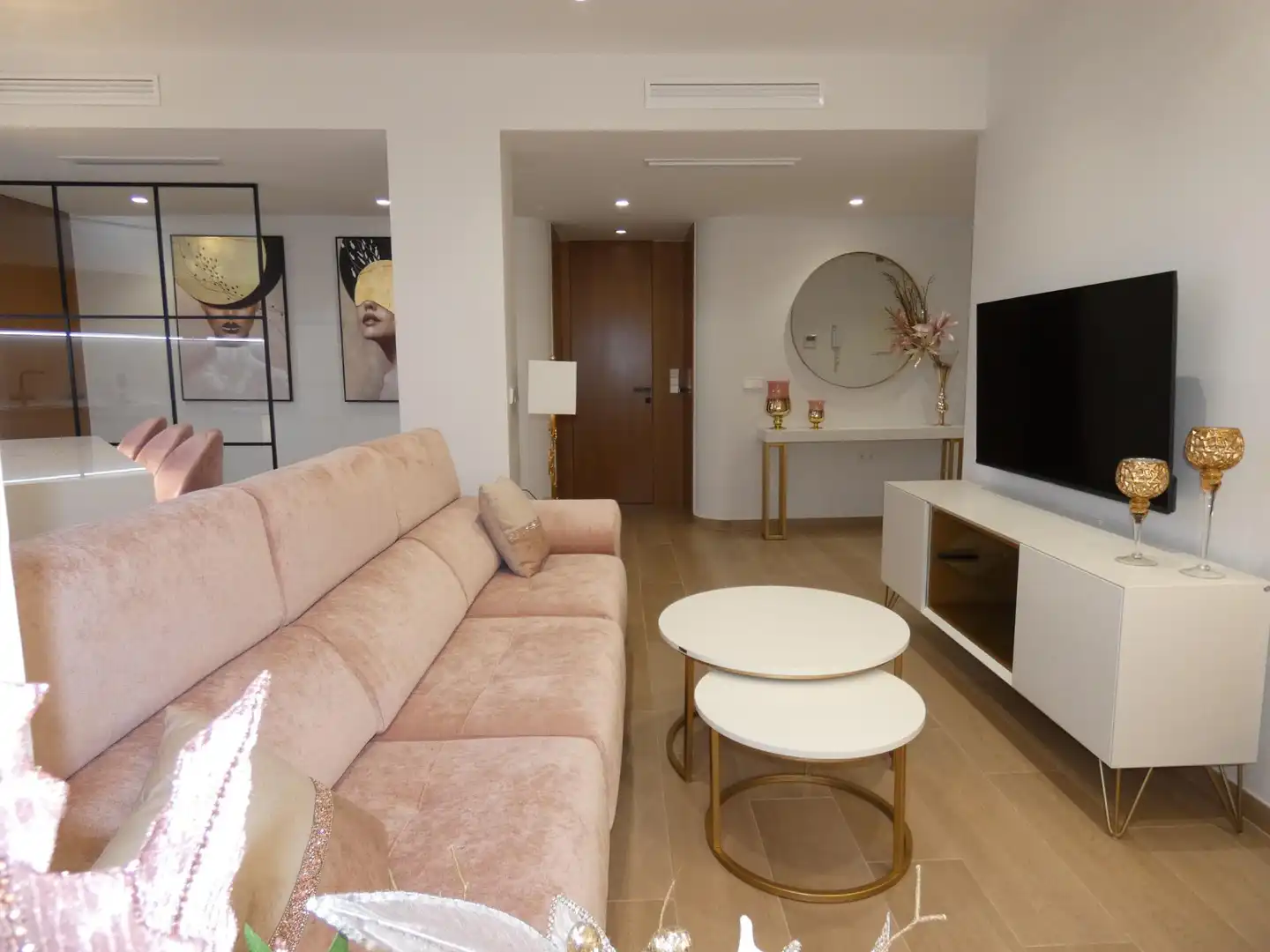 Wohnzimmer von Wohnung zum Verkauf in Alcantarilla mit Klimaanlage und Heizung