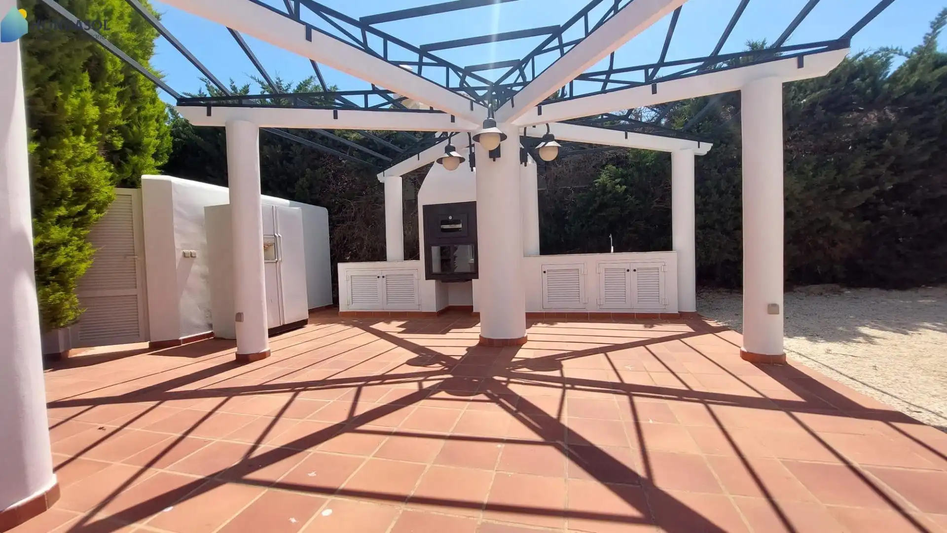 Terrassa de Casa o xalet en venda en Cartagena amb Aire condicionat, Jardí privat i Terrassa