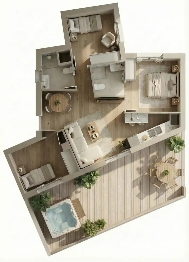 Terraza de Piso en venta en Maracena con Aire acondicionado, Calefacción y Jardín privado
