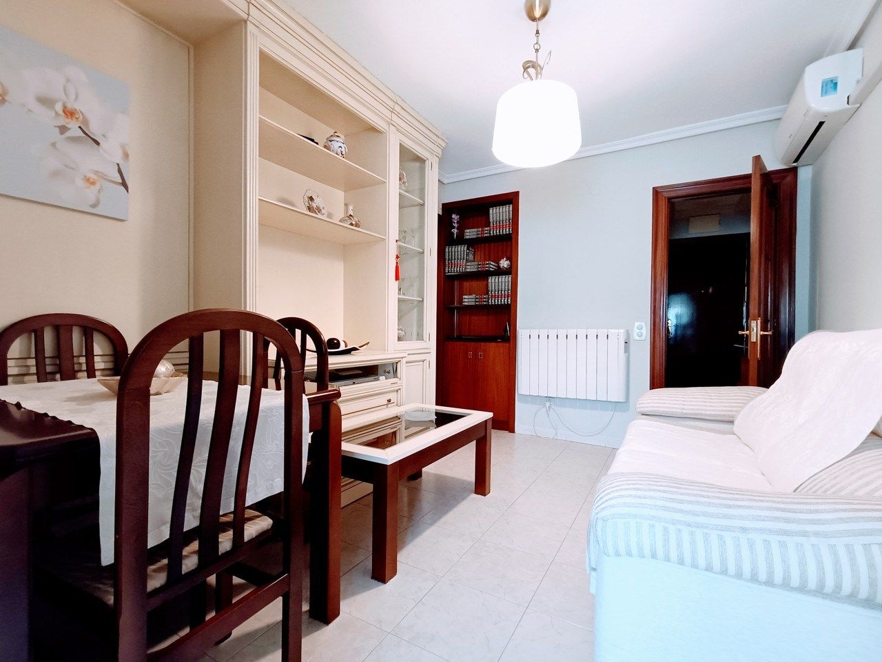 Bedroom of Flat to rent in  Madrid Capital  with Air Conditioner, Heating and Terrace
