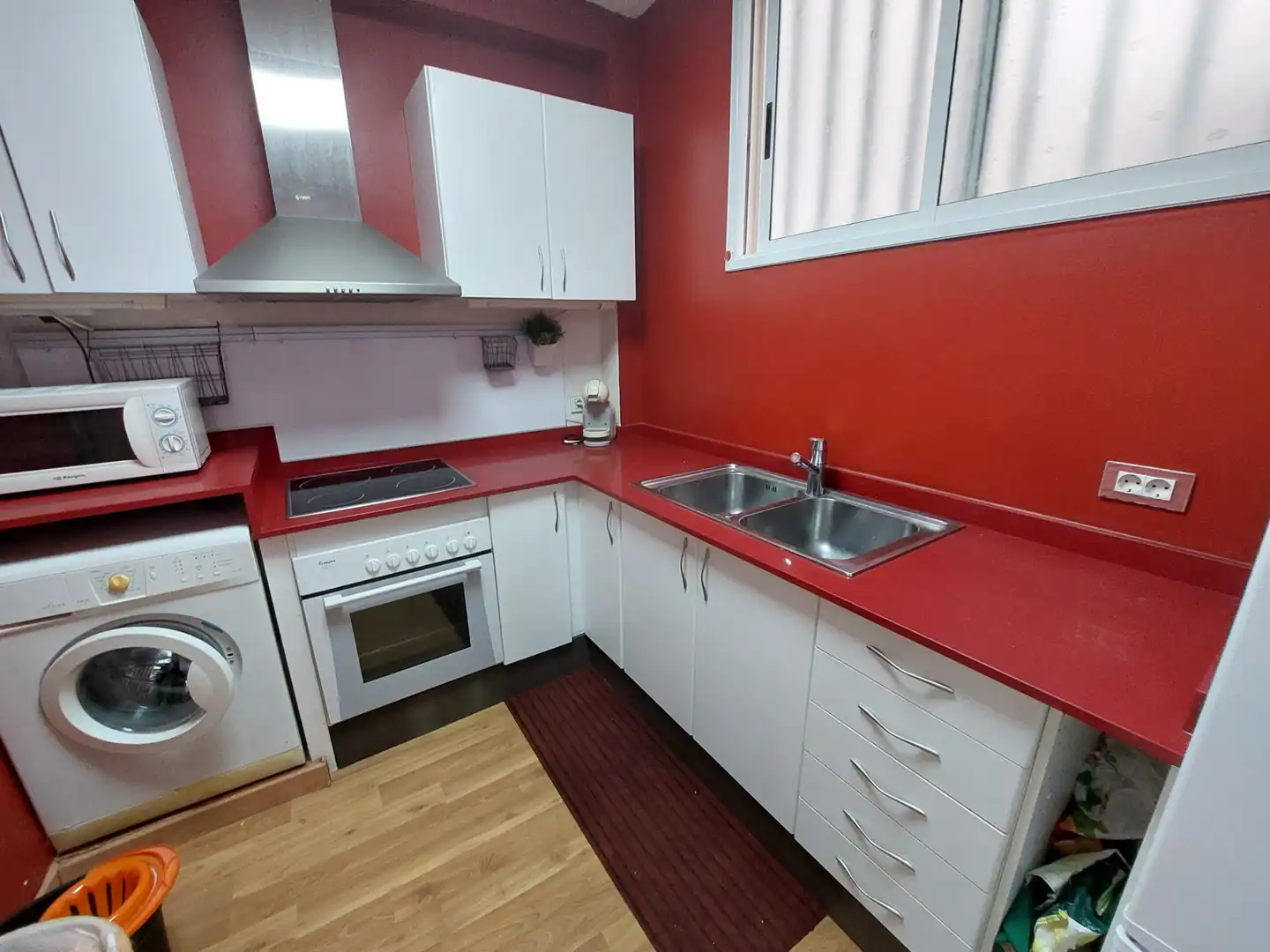 Cocina de Apartamento de alquiler en Telde con Amueblado, Horno y Lavadora