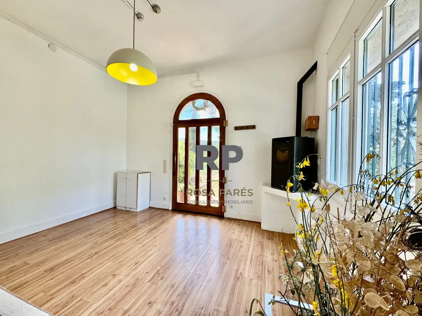 Living room of Houses for sale in Sant Martí de Centelles  with Heating, Private garden and Terrace