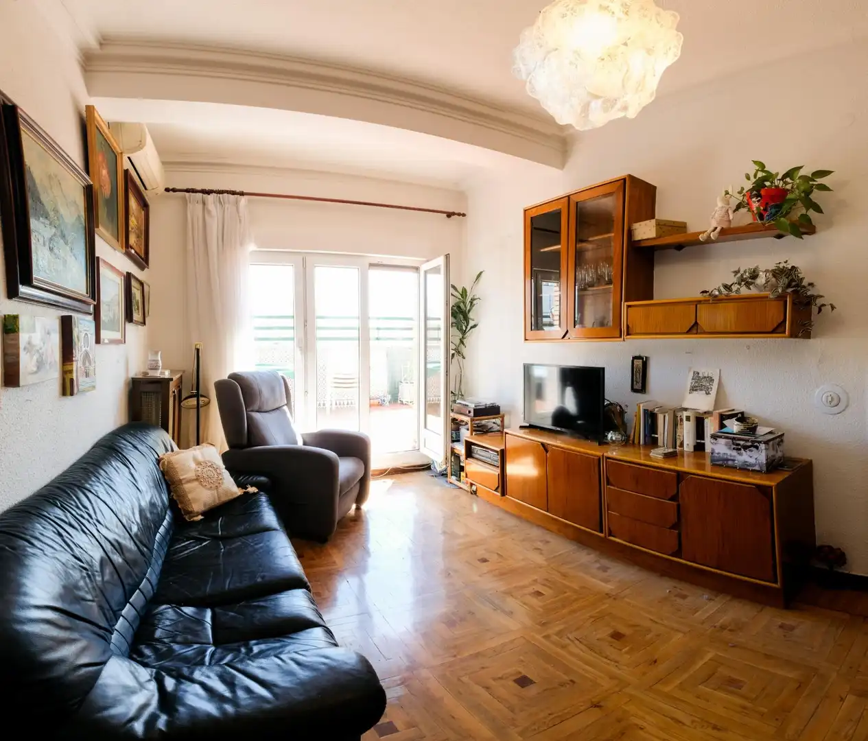 Living room of Attic for sale in Madrid  with Air Conditioner, Heating and Terrace