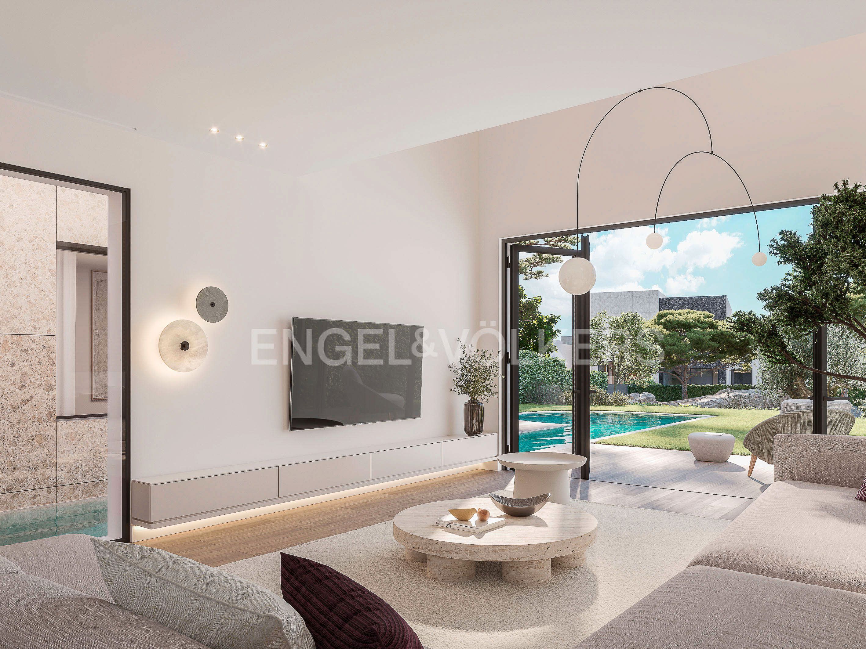 Living room of Single-family semi-detached for sale in Torrelodones  with Air Conditioner, Heating and Private garden