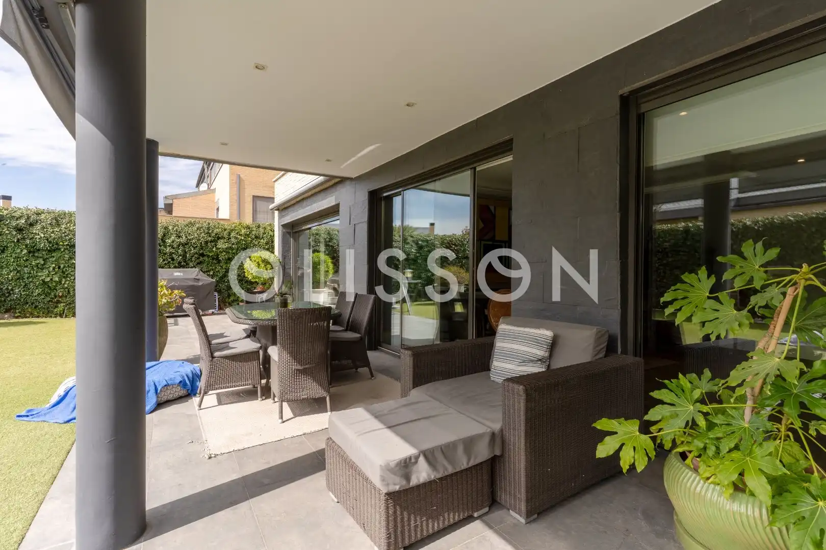 Terrassa de Casa o xalet en venda en La Moraleja amb Aire condicionat, Calefacció i Jardí privat