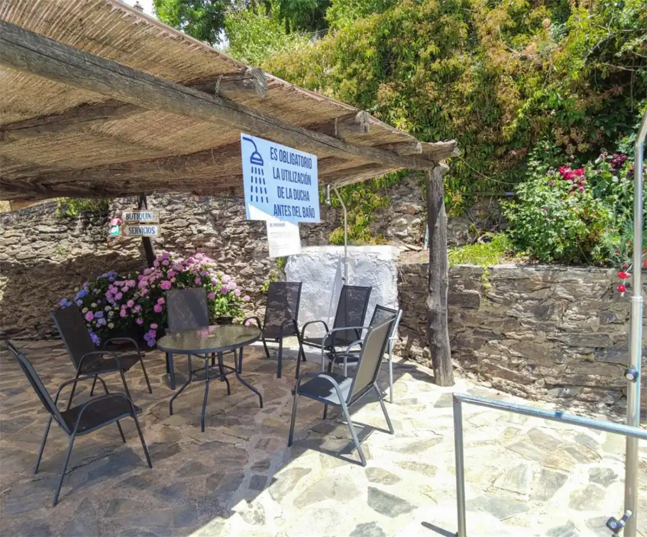 Terrace of Apartments for sale in Bubión  with Private garden, Swimming Pool and Furnished