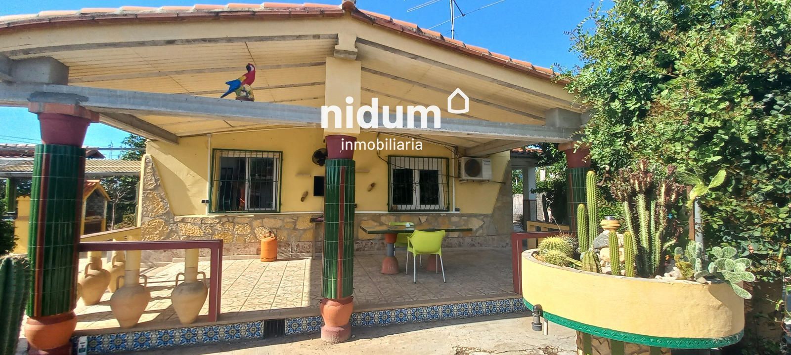 Vista exterior de Casa o xalet en venda en Rafelguaraf amb Aire condicionat, Terrassa i Piscina