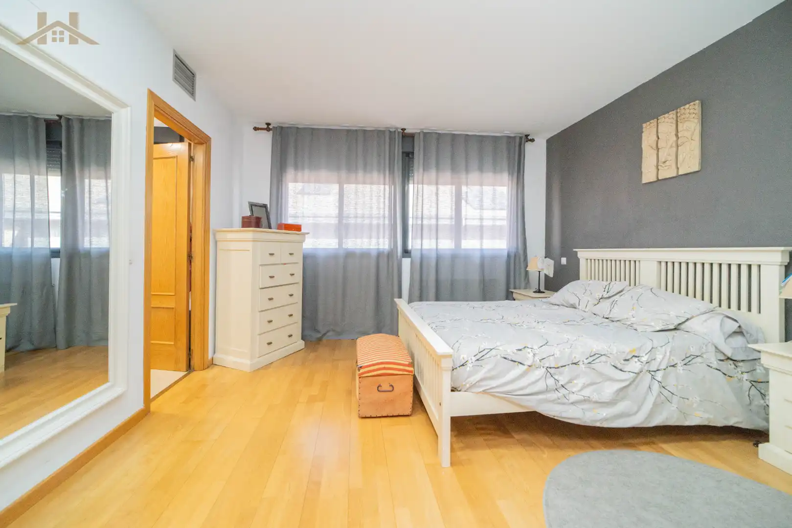 Dormitori de Casa adosada en venda en Getafe amb Aire condicionat, Calefacció i Jardí privat