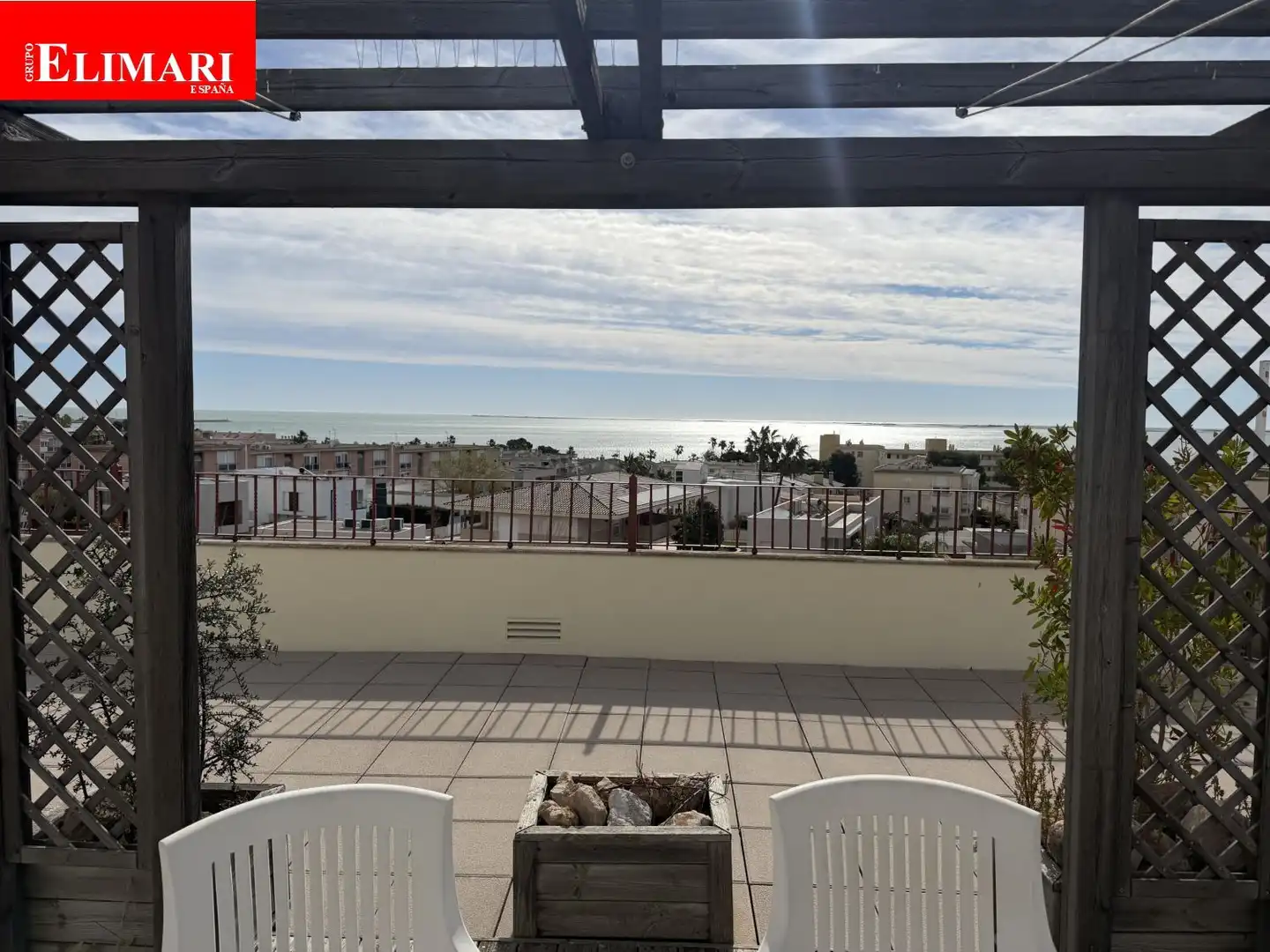 Terrassa de Apartament en venda en La Ràpita amb Aire condicionat, Jardí privat i Terrassa