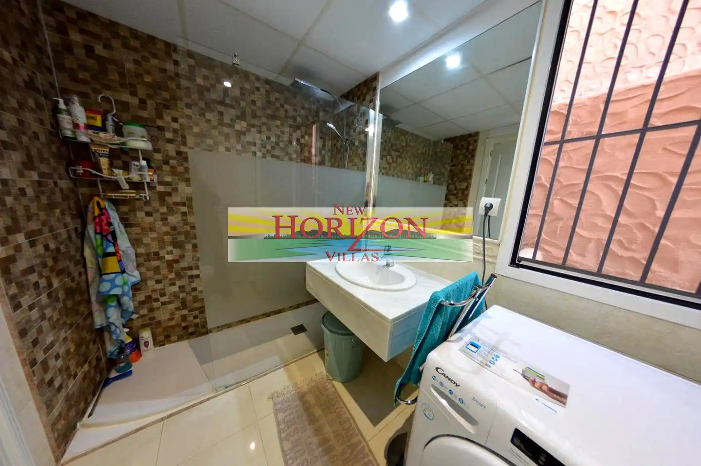 Badezimmer von Wohnungen zum Verkauf in Mojácar mit Klimaanlage, Terrasse und Möbliert