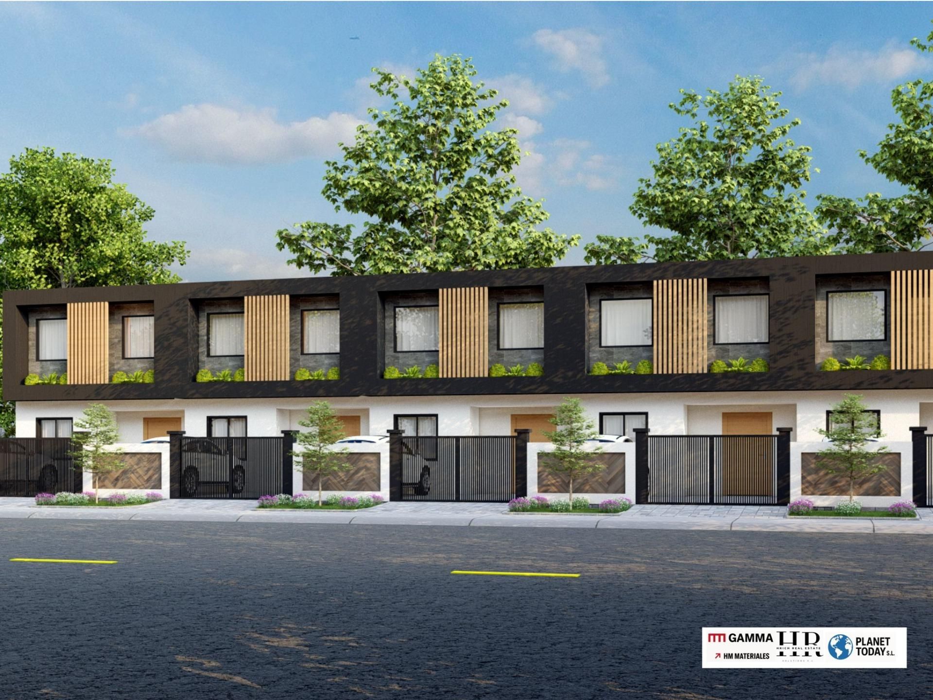 Exterior view of Single-family semi-detached for sale in El Vendrell  with Heating, Private garden and Terrace