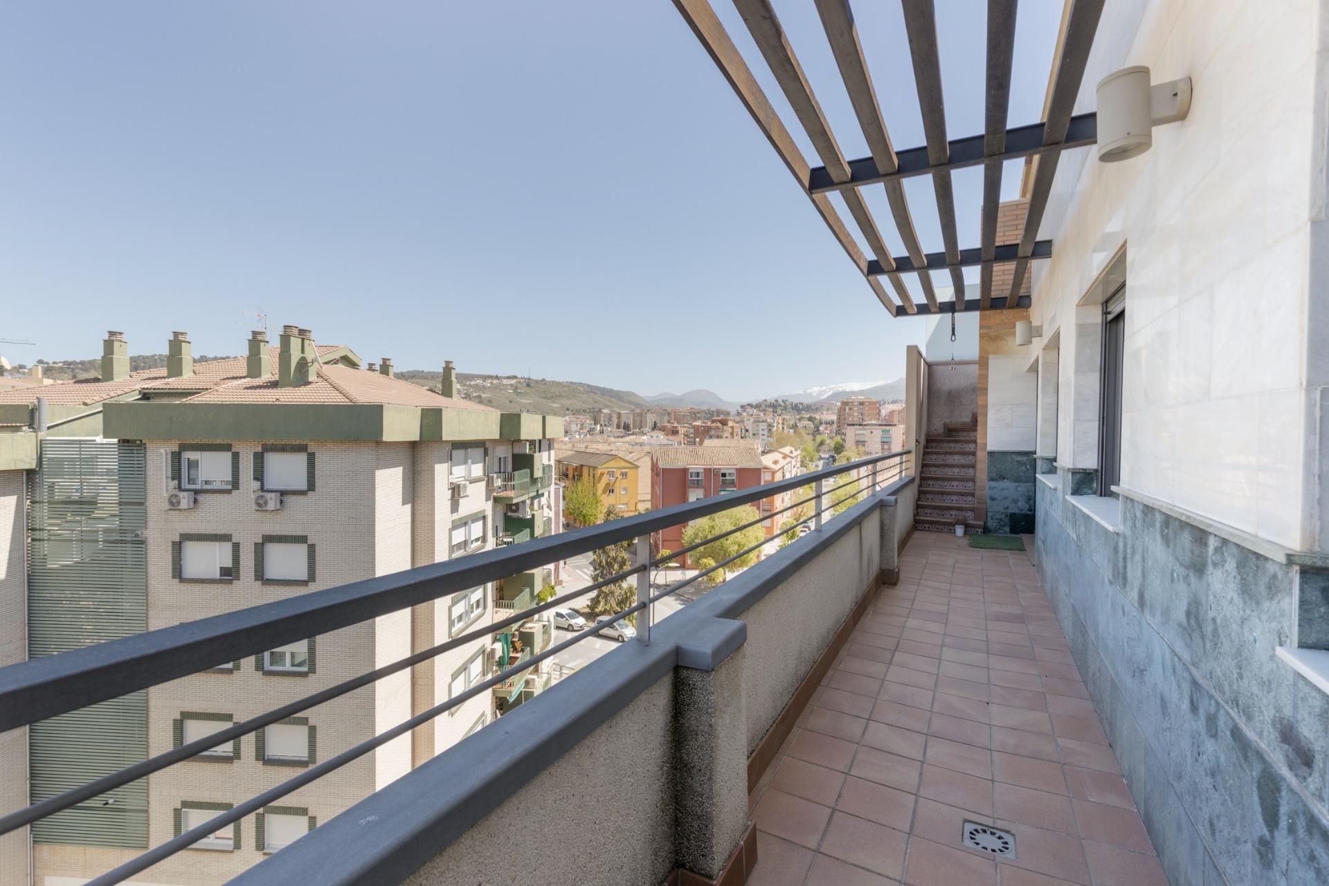 Terrace of Flat for sale in  Granada Capital  with Heating, Private garden and Terrace