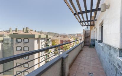 Terrace of Flat for sale in  Granada Capital  with Heating, Private garden and Terrace