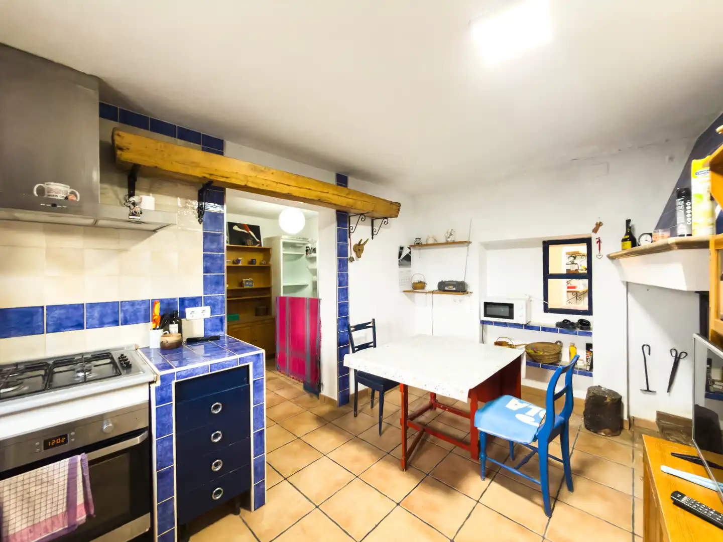 Cocina de Finca rústica en venta en Gor con Jardín privado, Terraza y Amueblado