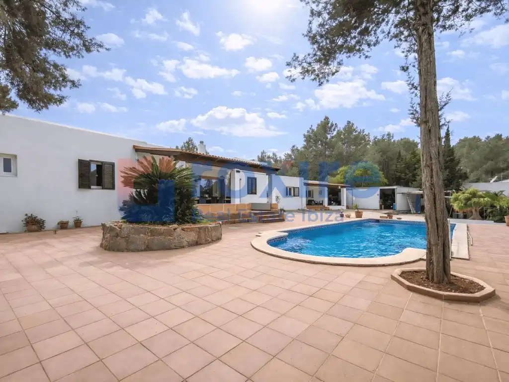 Exterior view of Houses for rent in Sant Antoni de Portmany  with Air Conditioner, Private garden and Terrace