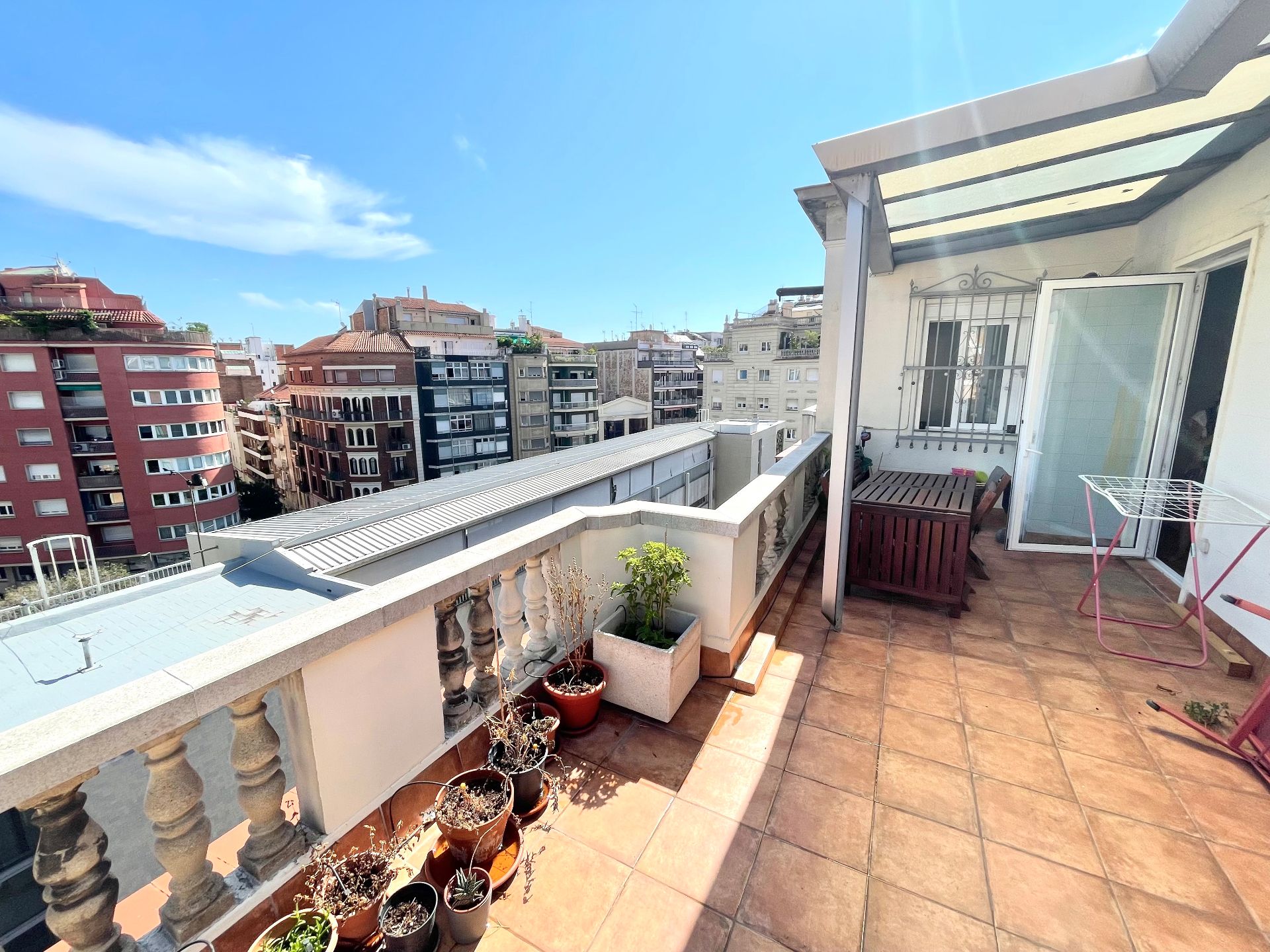 Terrace of Attic to rent in  Barcelona Capital  with Air Conditioner, Heating and Terrace