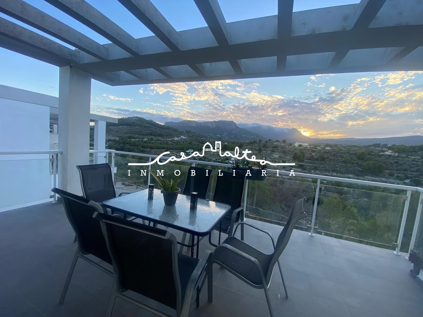Terrace of Single-family semi-detached for sale in Calpe / Calp  with Private garden, Terrace and Balcony