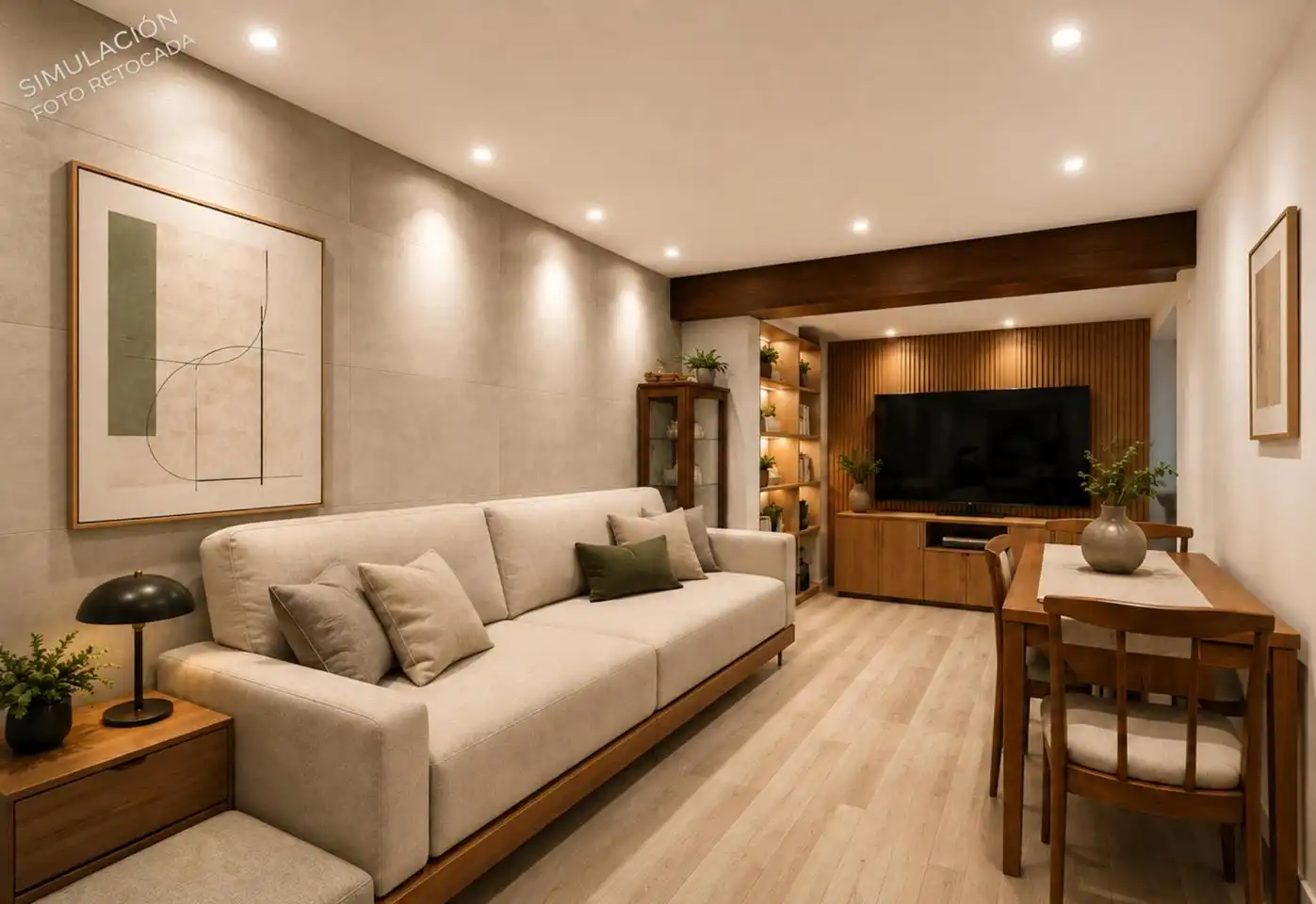 Sala de estar de Piso en venta en Oviedo 