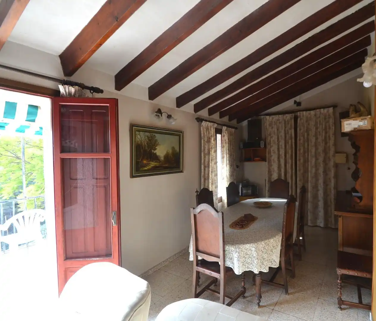 Menjador de Casa o xalet en venda en Orxeta amb Terrassa, Traster i Moblat