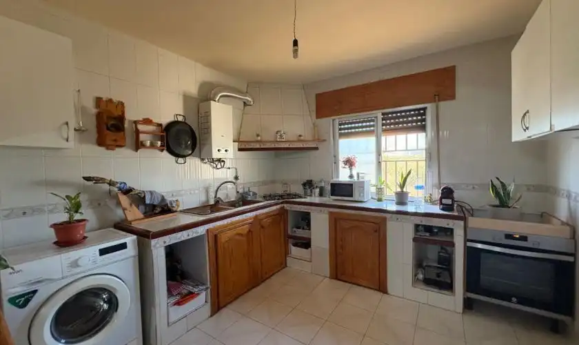Cuina de Casa o xalet en venda en Níjar amb Jardí privat, Terrassa i Piscina