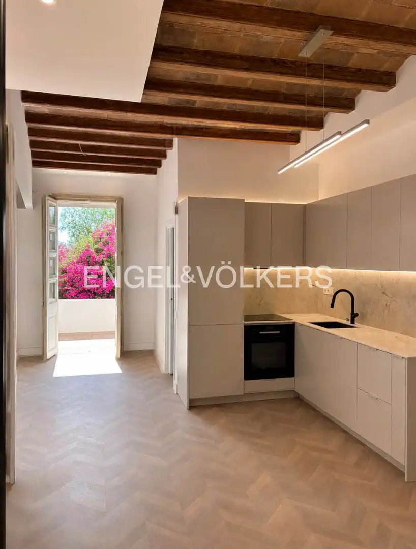 Cocina de Apartamento en venta en Barcelona con Aire acondicionado, Calefacción y Terraza