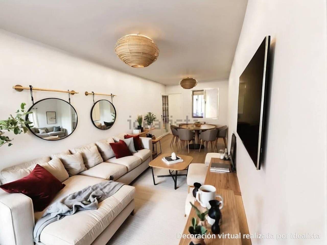 Sala de estar de Apartamento en venta en Noja con Terraza, Trastero y Amueblado