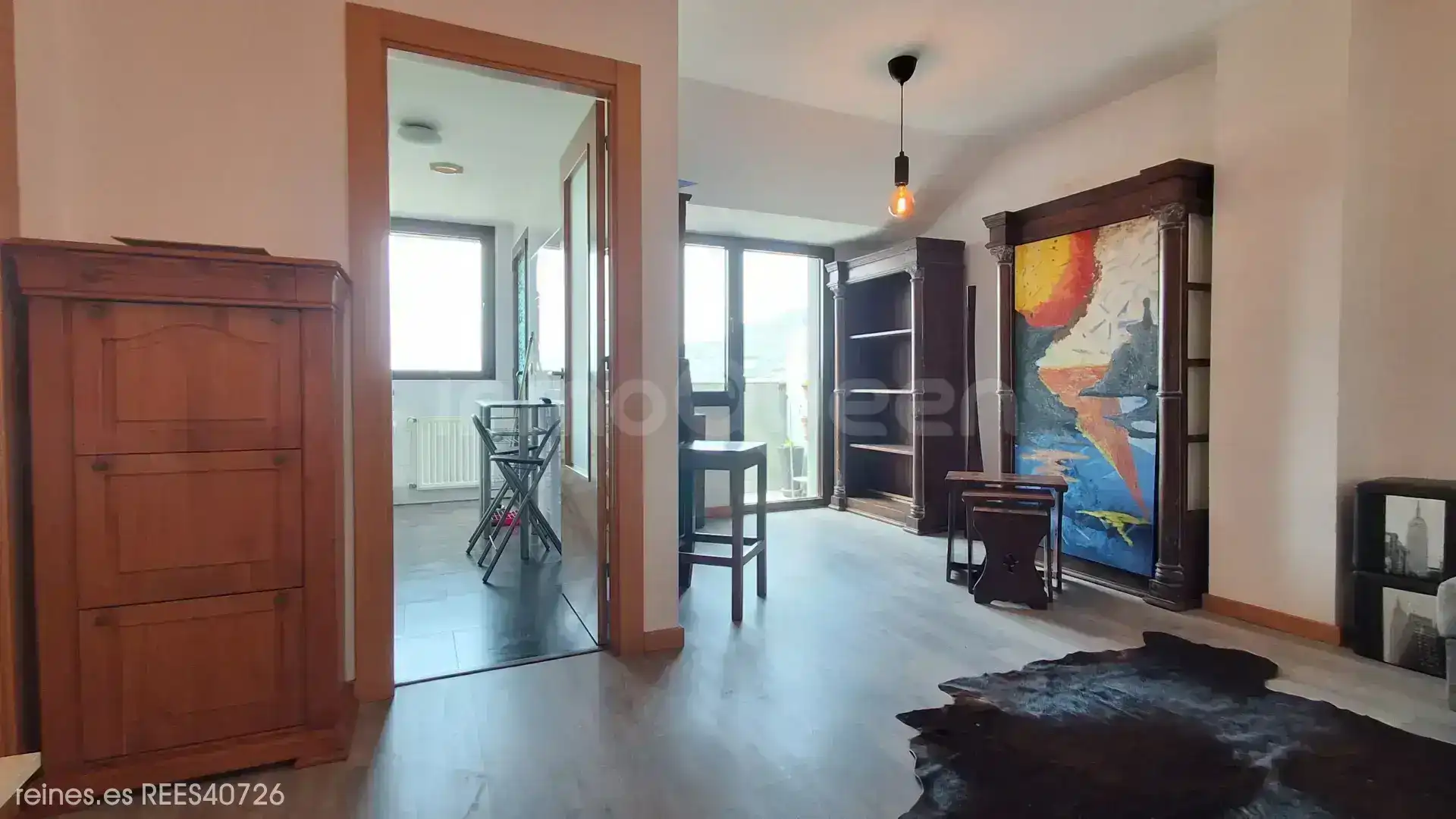 Sala d'estar de Apartament de lloguer en Siero amb Calefacció