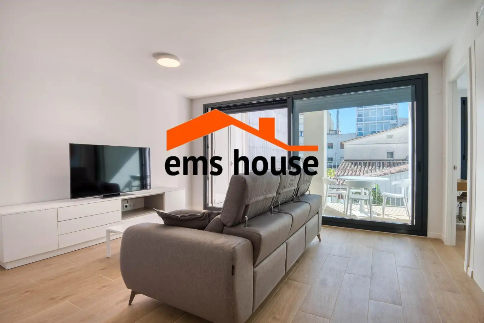 Sala d'estar de Apartament de lloguer en Calonge i Sant Antoni amb Terrassa