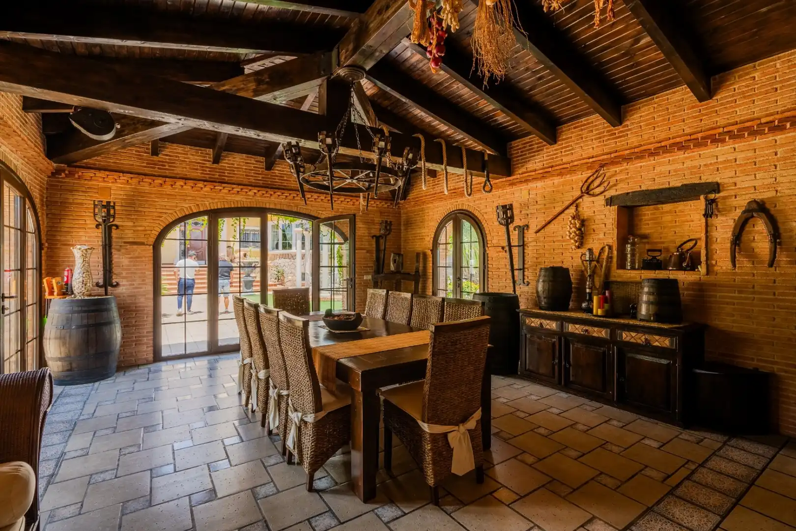 Comedor de Casa o chalet en venta en San Vicente del Raspeig / Sant Vicent del Raspeig con Aire acondicionado, Calefacción y Jardín privado