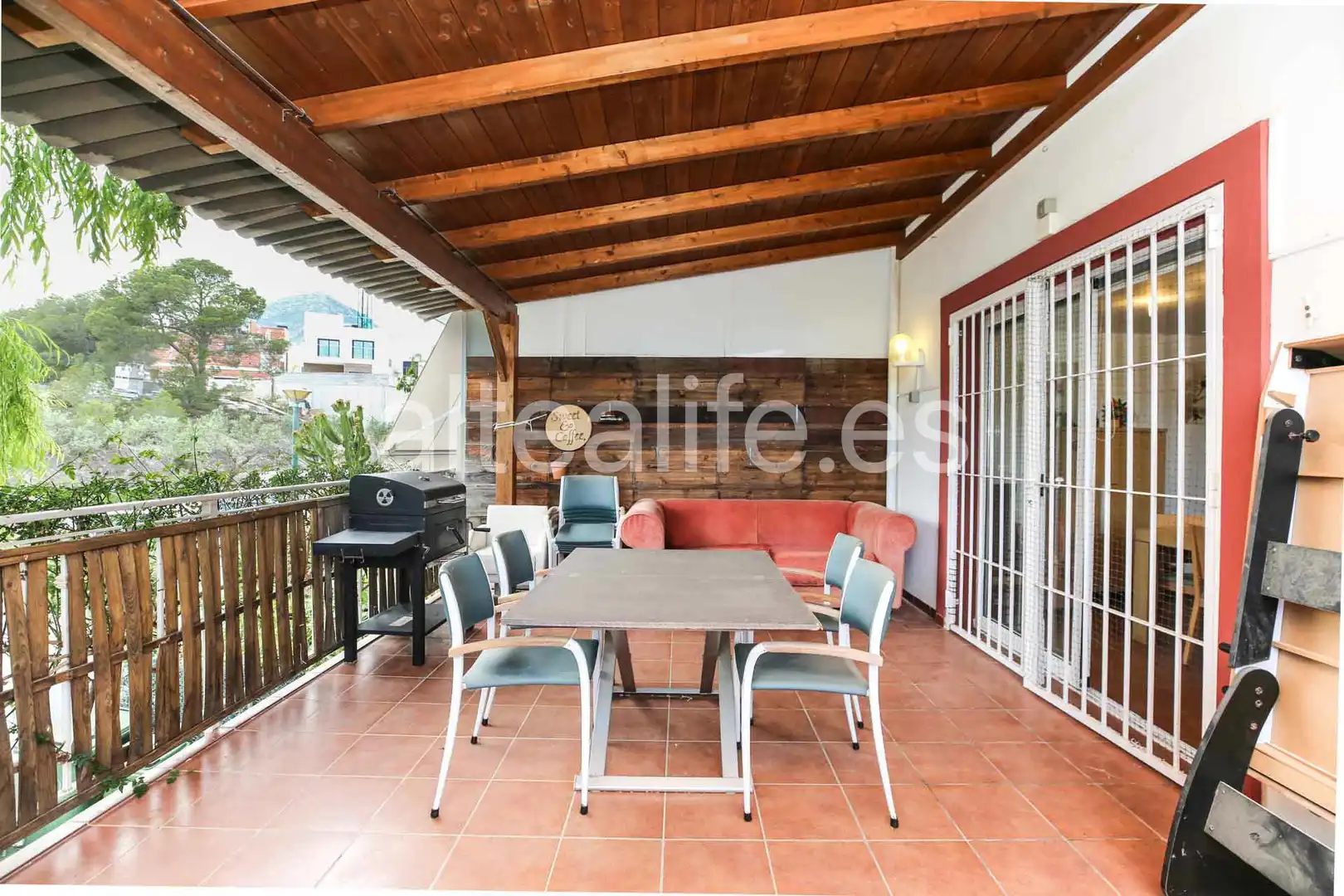 Terraza de Casa adosada en venta en La Nucia con Aire acondicionado, Jardín privado y Terraza