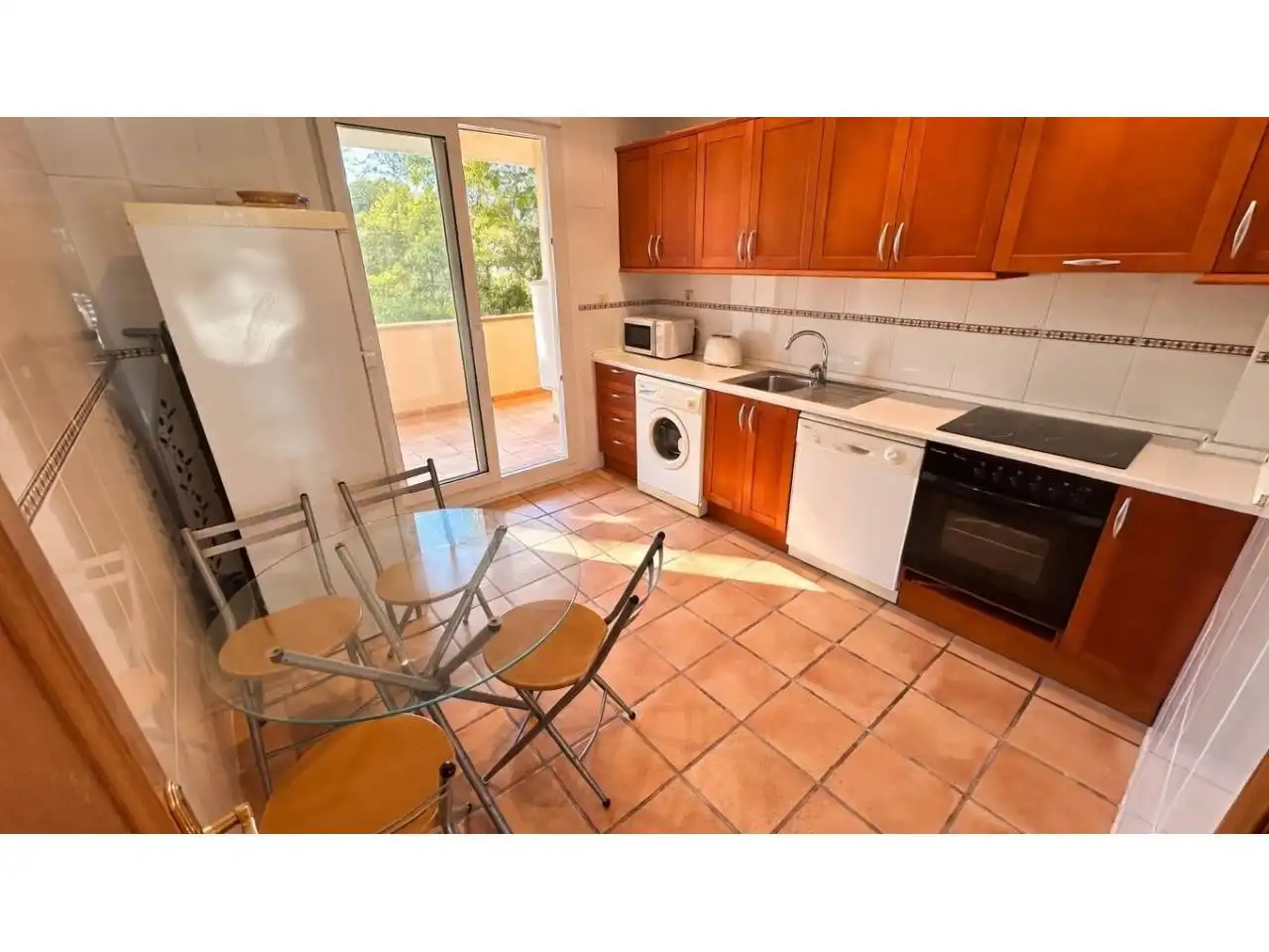 Cocina de Apartamento en venta en San Jorge / Sant Jordi con Terraza, Amueblado y Alarma