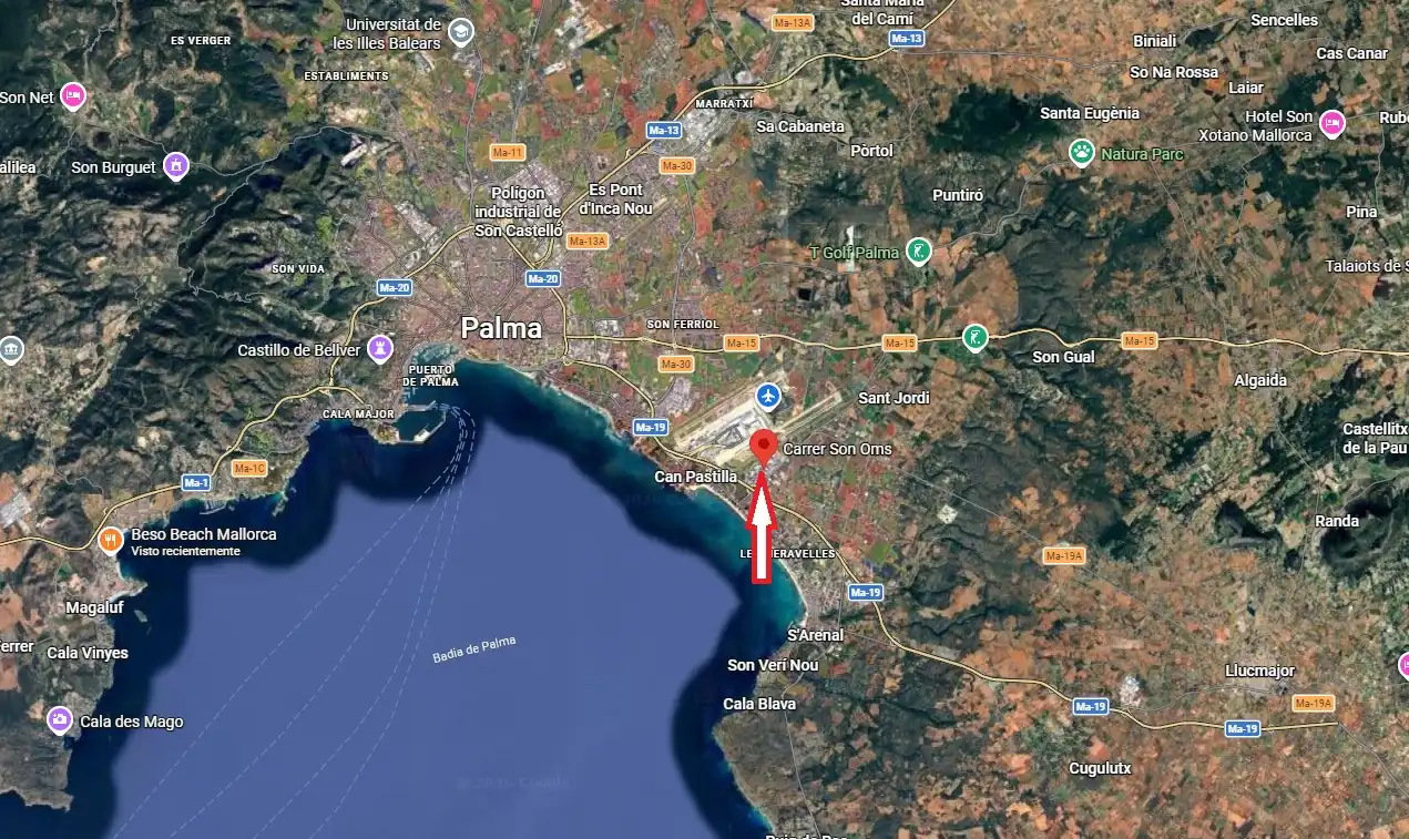 Büro zur Miete in  Palma de Mallorca mit Abstellraum und Alarm