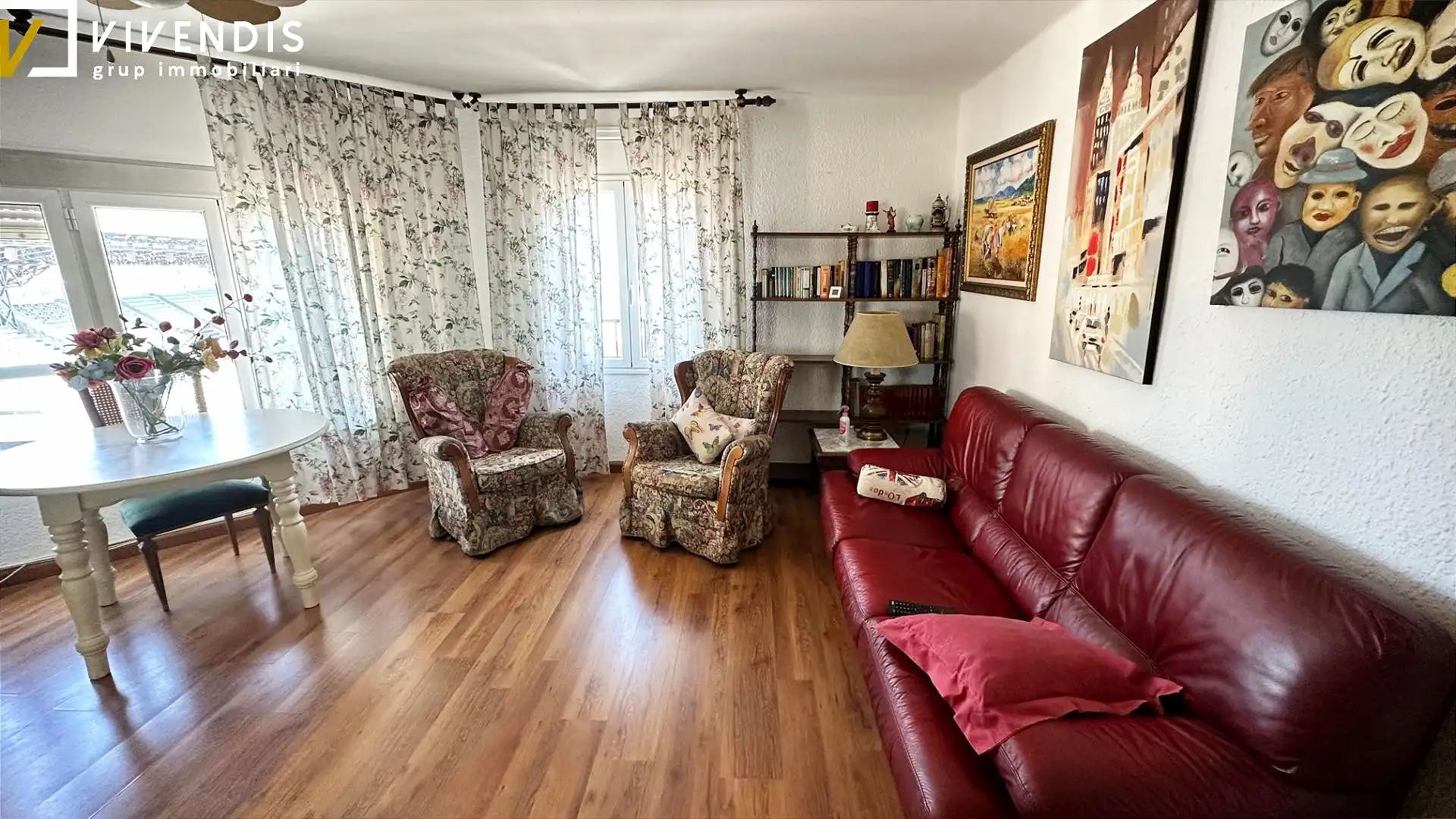 Sala d'estar de Pis en venda en Lleida amb Calefacció i Moblat