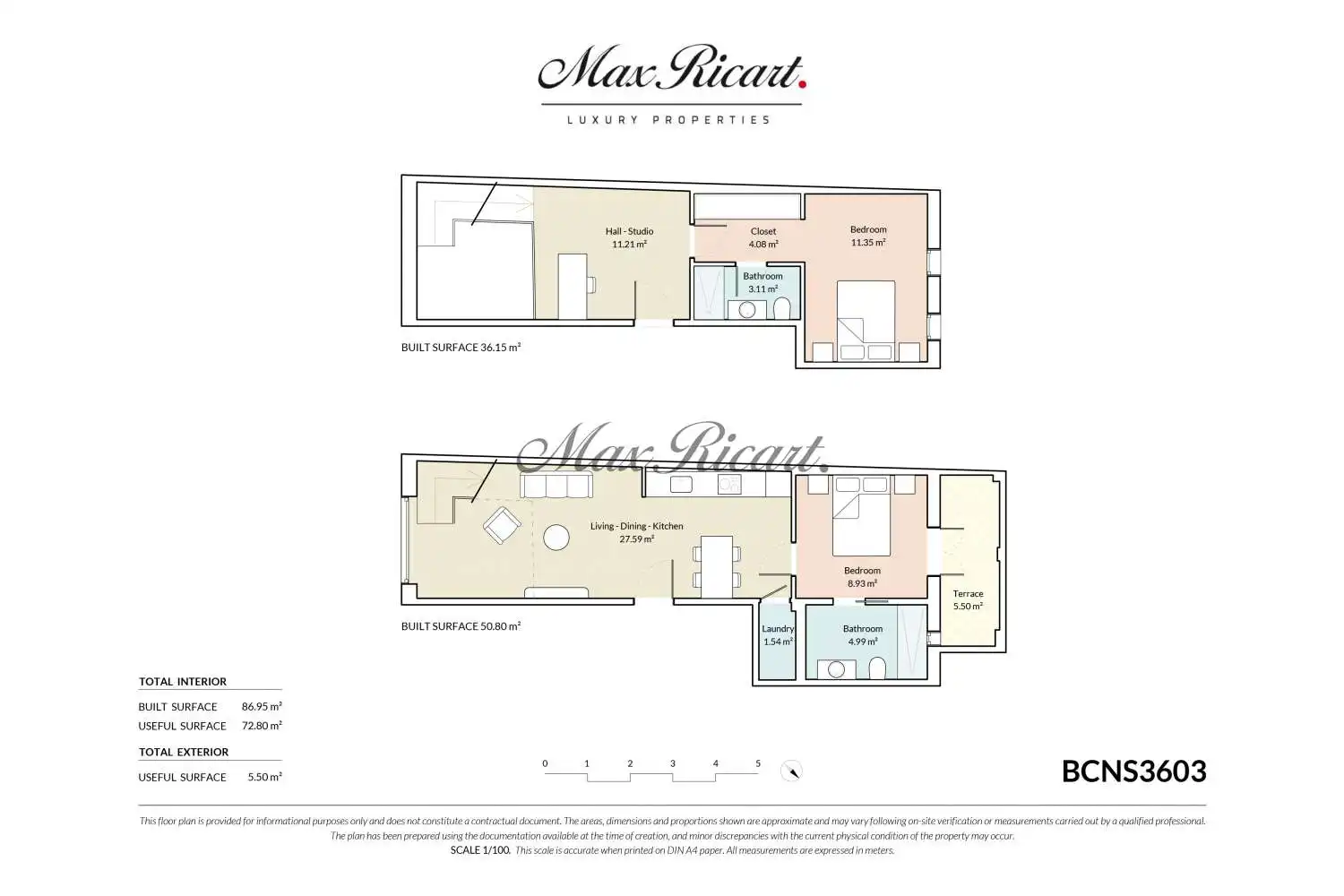 Loft en venta en Barcelona con Aire acondicionado y Calefacción