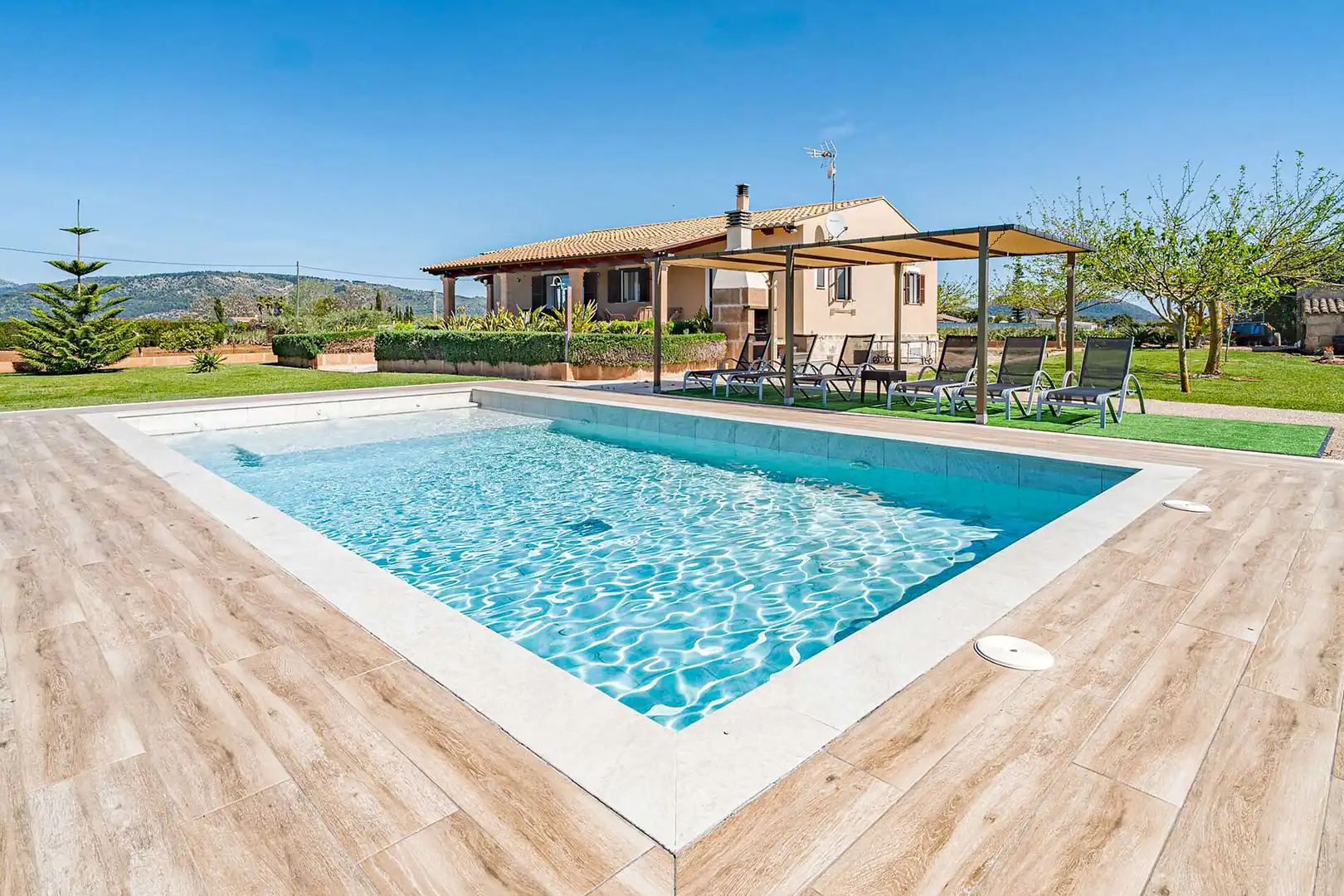 Piscina de Finca rústica en venda en Sa Pobla amb Terrassa i Moblat