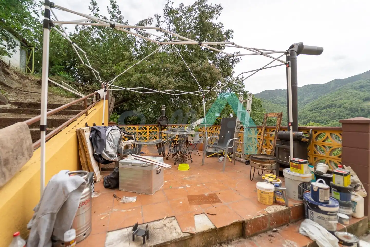 Terrace of Houses for rent in Mieres (Asturias)  with Heating, Private garden and Parquet flooring