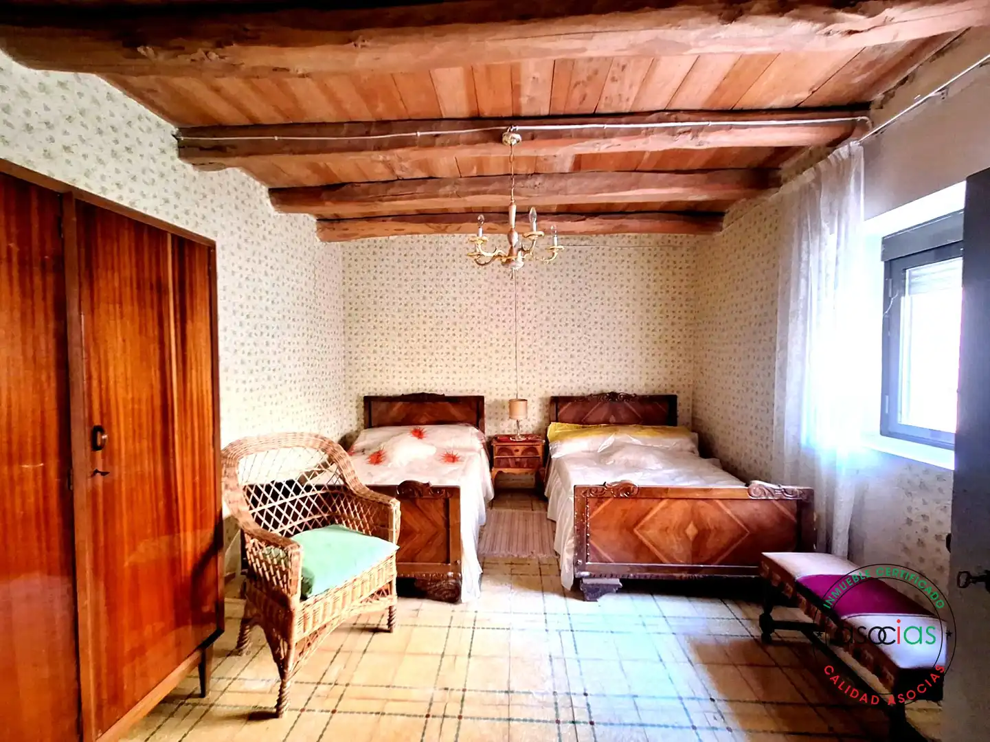 Habitación de Casa adosada en venta en Sahagún con Jardín privado