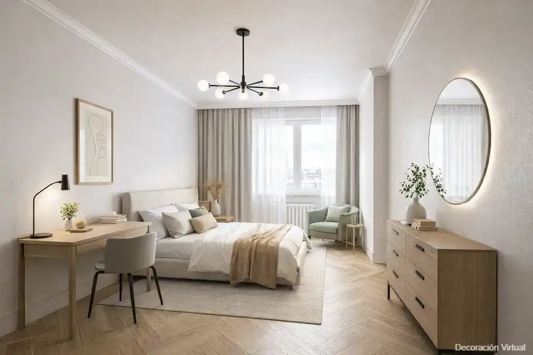 Schlafzimmer von Wohnung zum Verkauf in Vitoria - Gasteiz mit Heizung und Abstellraum